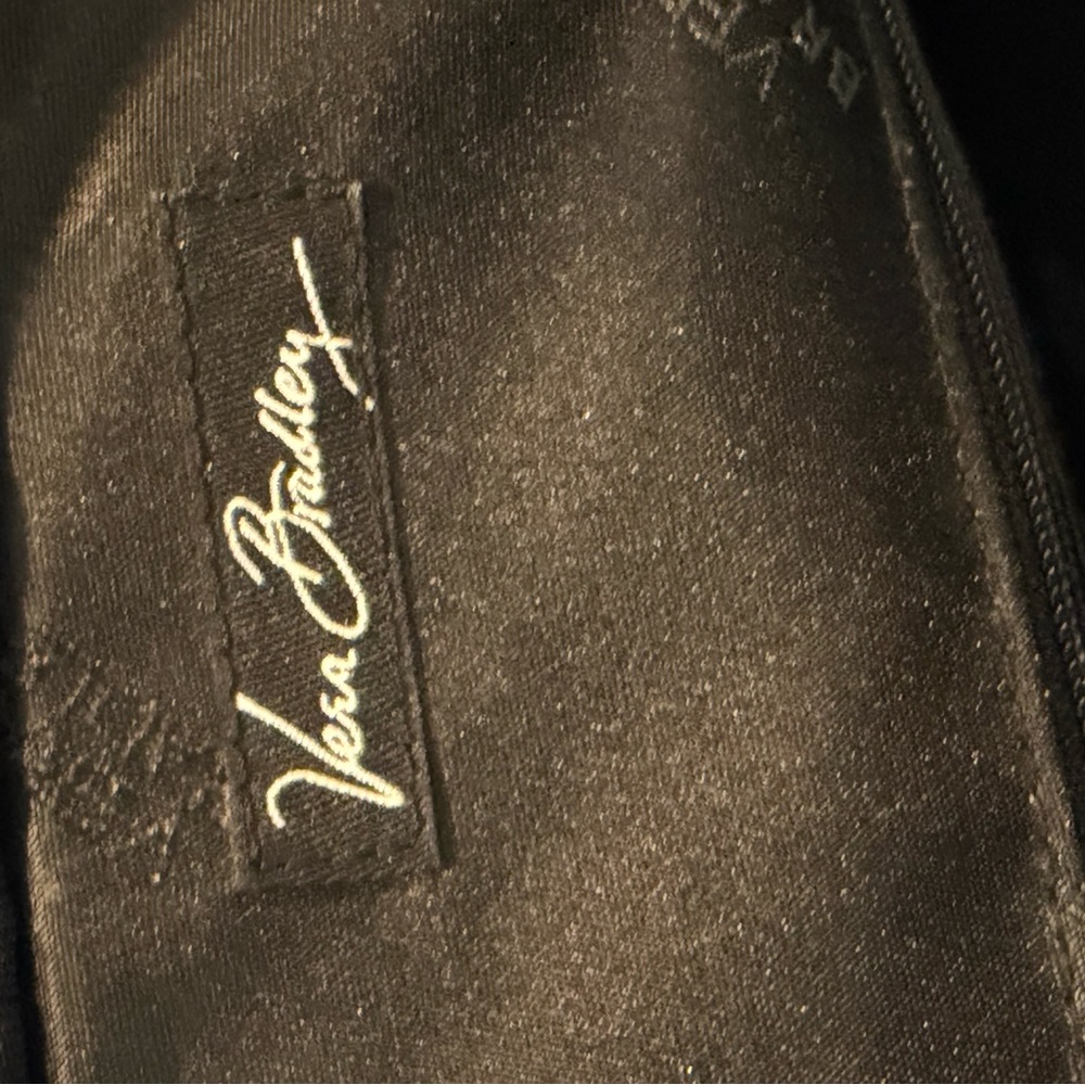 Vera Bradley Quilted Black Backpack - Picture 5 of 8